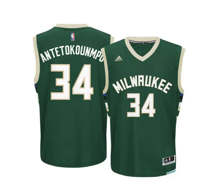 Adidas Camiseta Réplica Giannis Antetokounmpo #34# Bucks