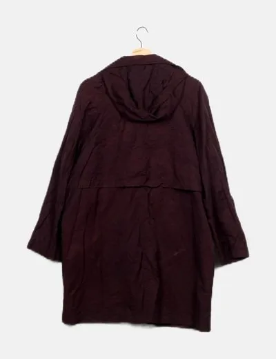 Alain Manoukian Gabardina casual morada