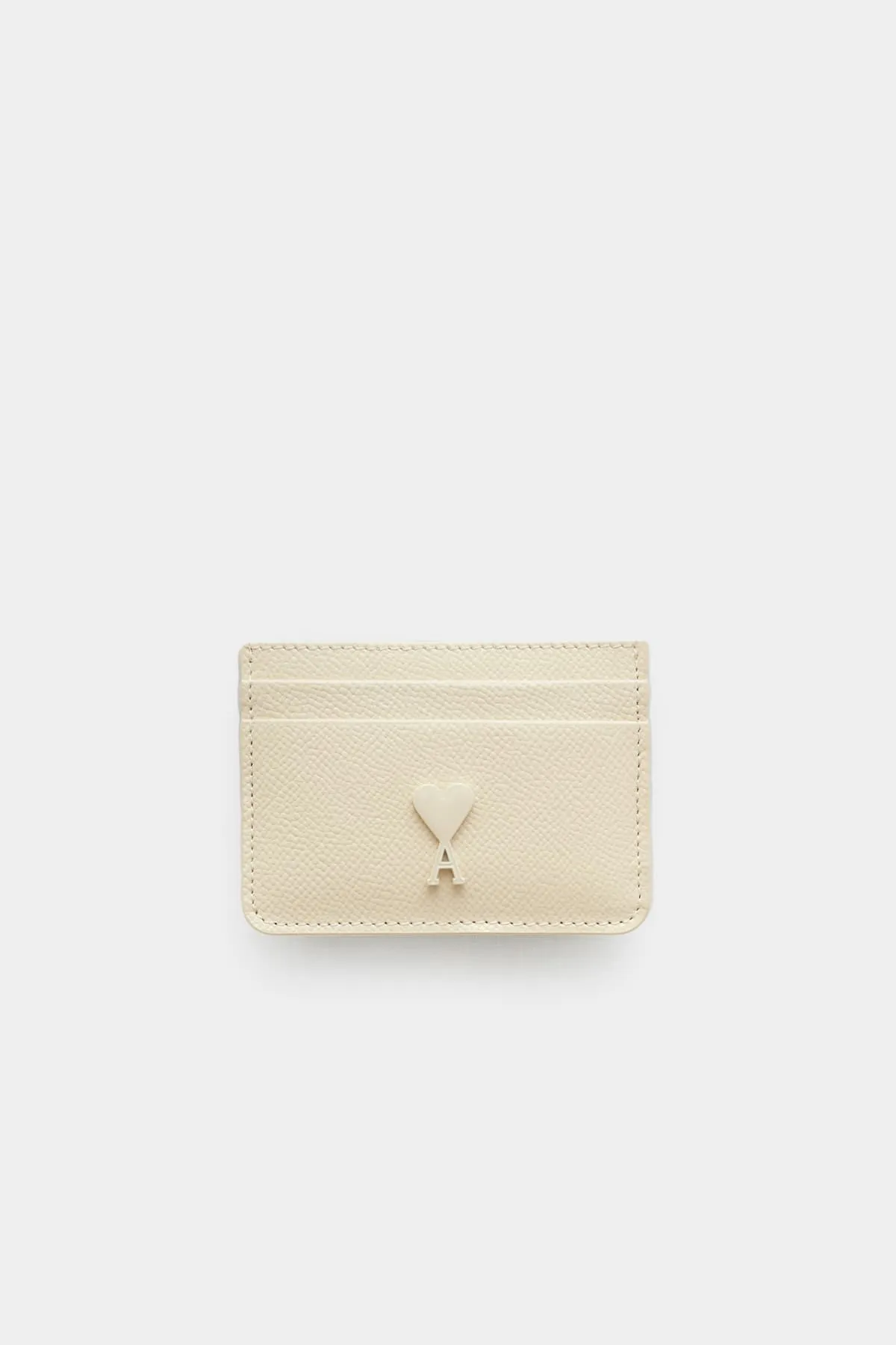 AMI IVORY AMI DE COEUR CARD HOLDER