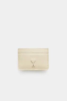 AMI IVORY AMI DE COEUR CARD HOLDER