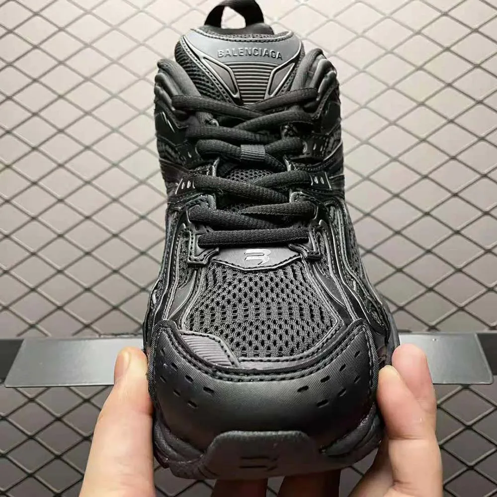 Balenciaga Zapatilla Mujer X-Pander de Malla y Nylon Negro
