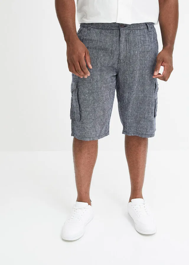 Bermuda cargo Negro jaspeado