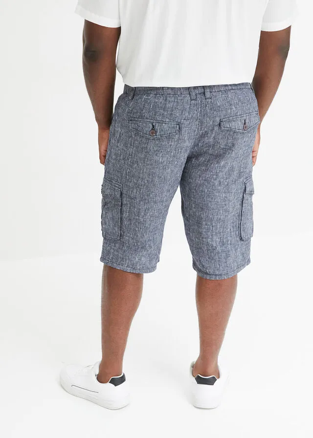 Bermuda cargo Negro jaspeado