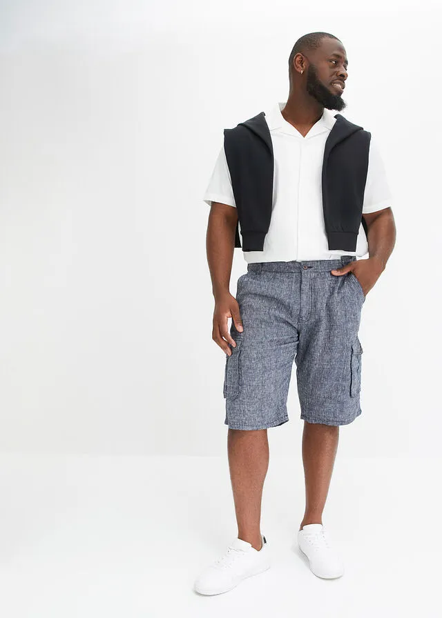 Bermuda cargo Negro jaspeado
