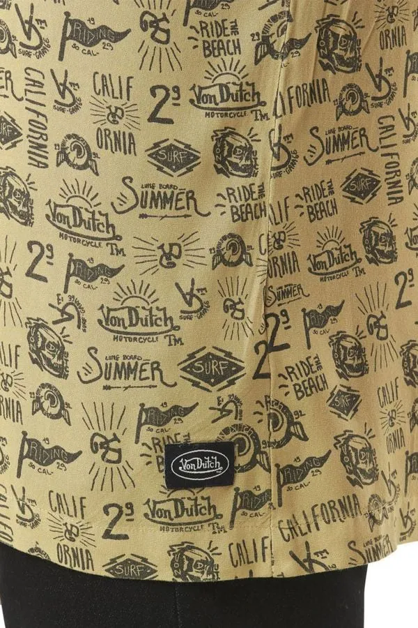 Camisa Hombre Von Dutch Chemise Aop Ca