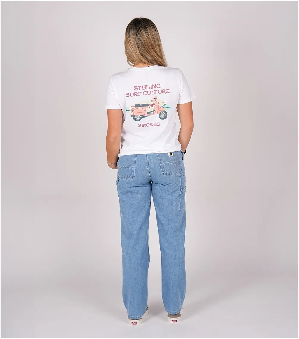 Camiseta STYLING Vespa-Blanco
