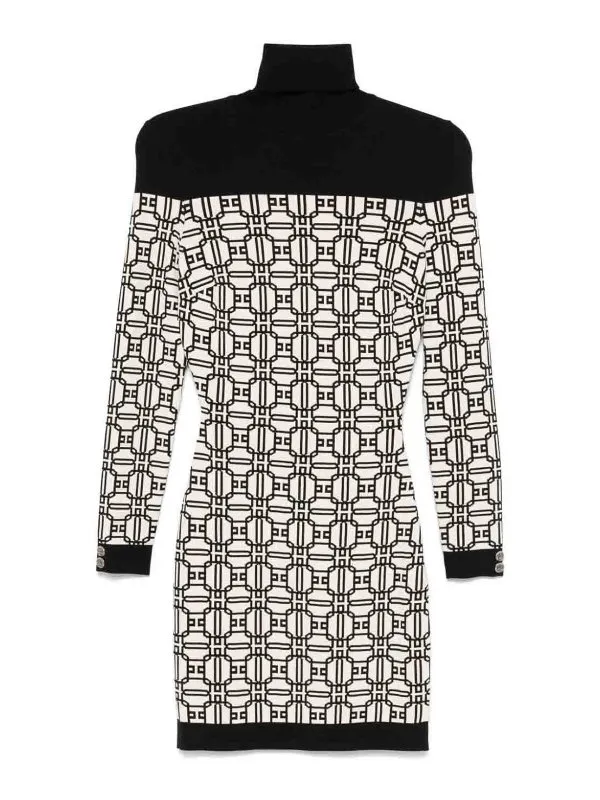 Elisabetta Franchi Vestido Corto - Blanco