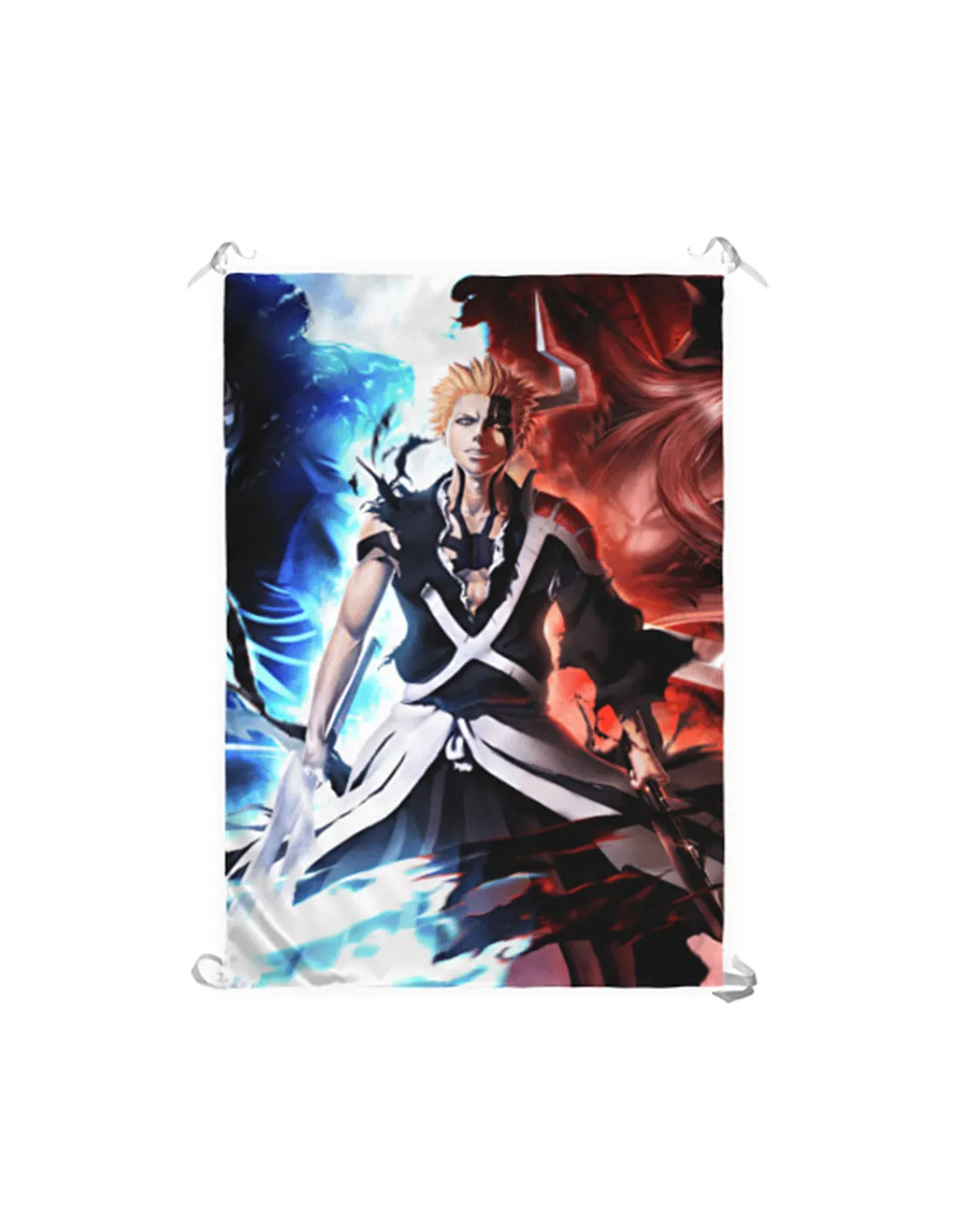 Estandarte-Bandera de Ichigo Kurosaki, Bleach (100 x 70 cm.)