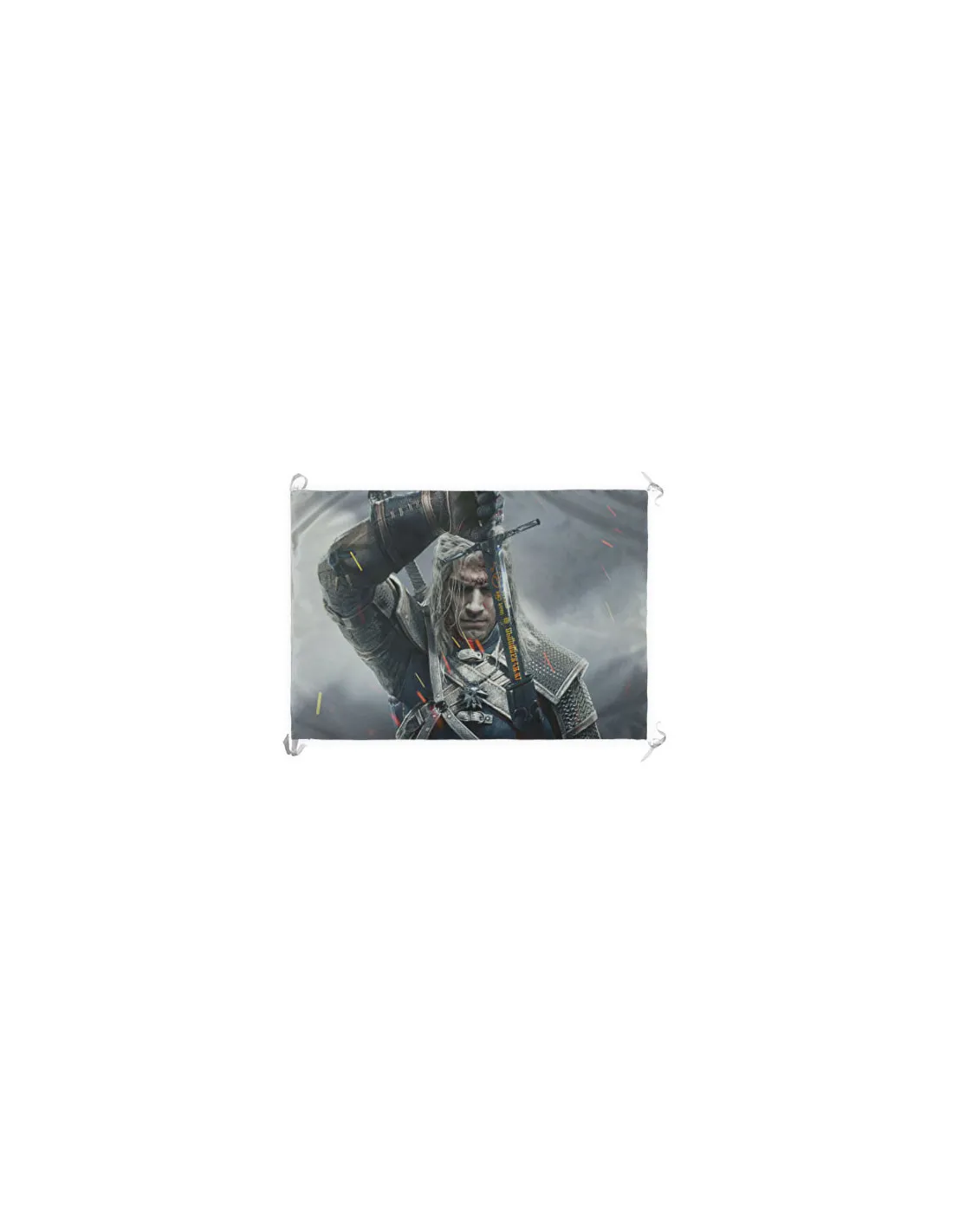 Estandarte-Bandera Geralt de Rivia, The Witcher (70x100 cms.)