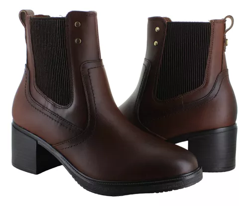 Flexi Botin Tacon Moda Casual Elegante Resorte Mujer 91110