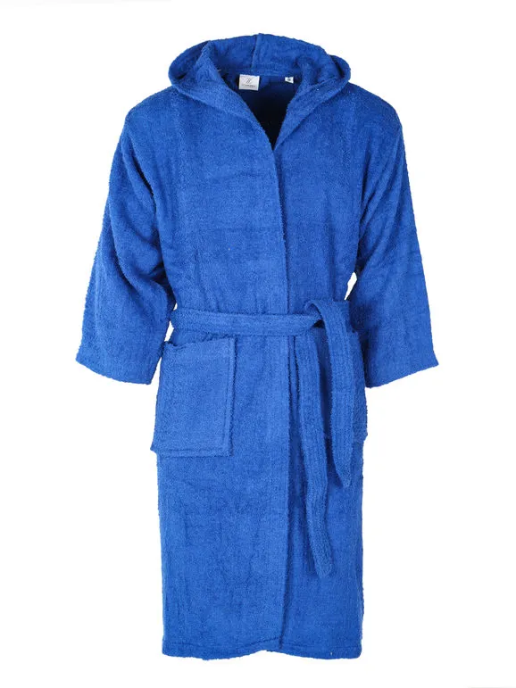 Home Zen Albornoz unisex de rizo de algodón con capucha