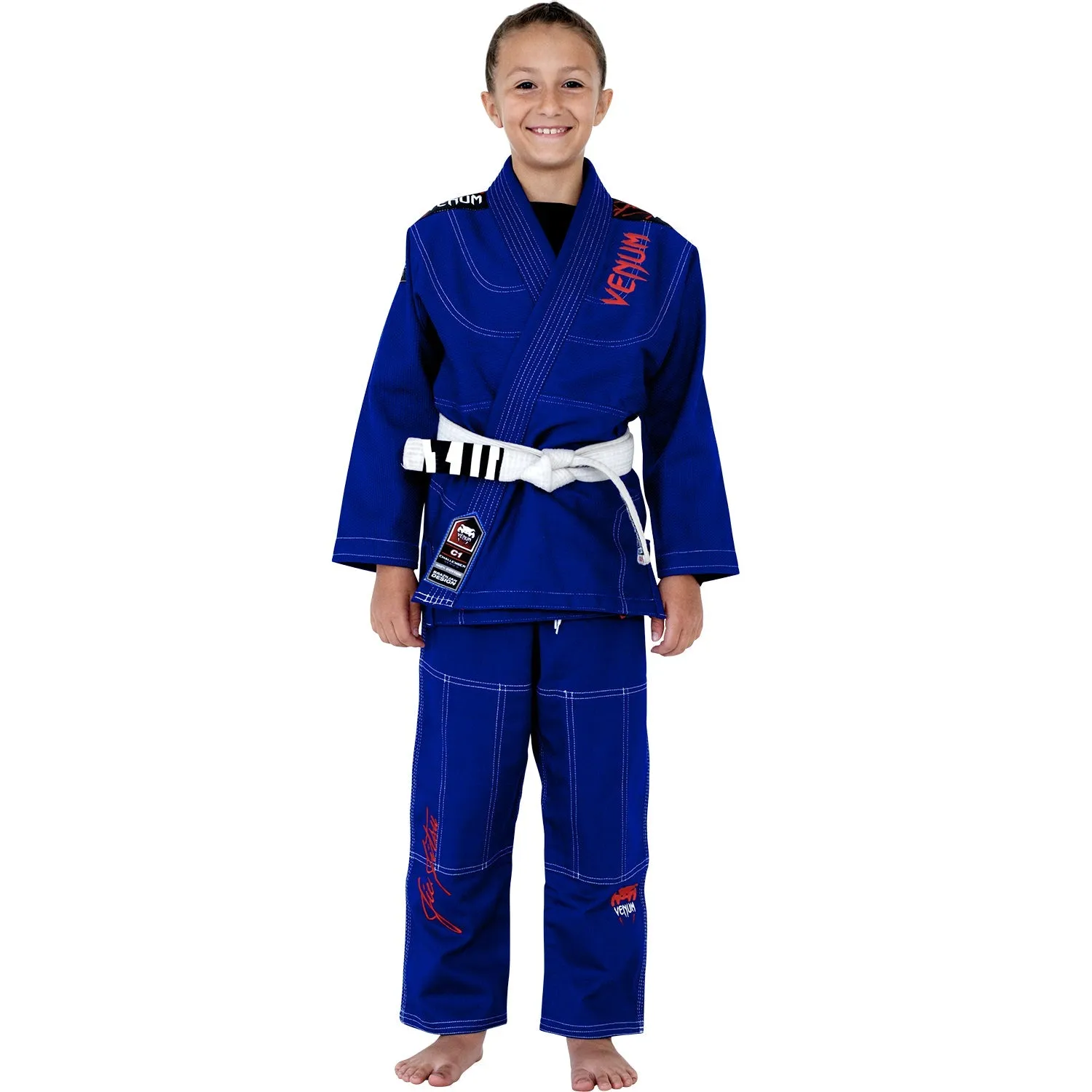 Kimono BJJ para Niños Venum Challenger 2.0 - Azul Real