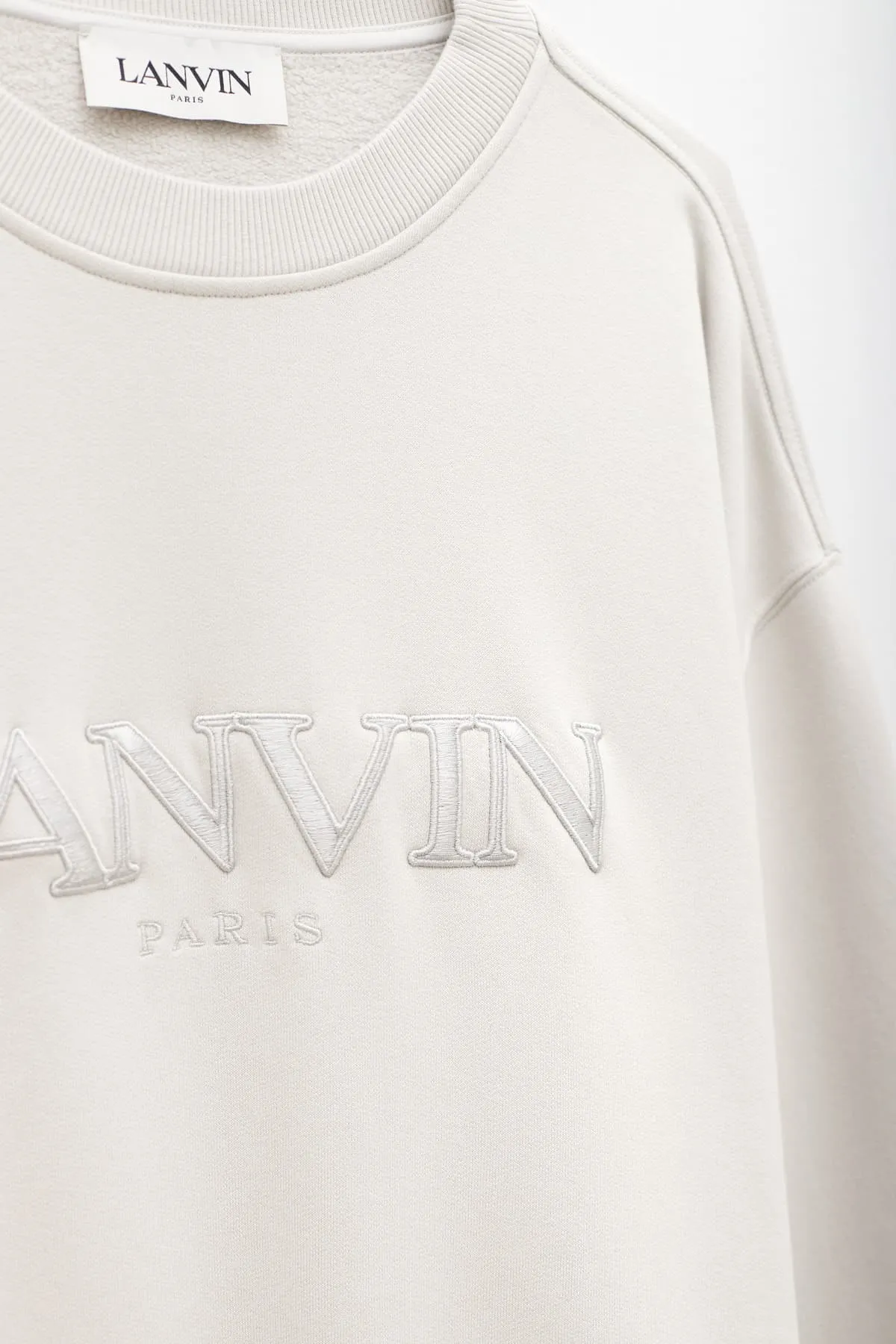 LANVIN MASTIC CLASSIC LANVIN PARIS EMBR SWEATSHIRT