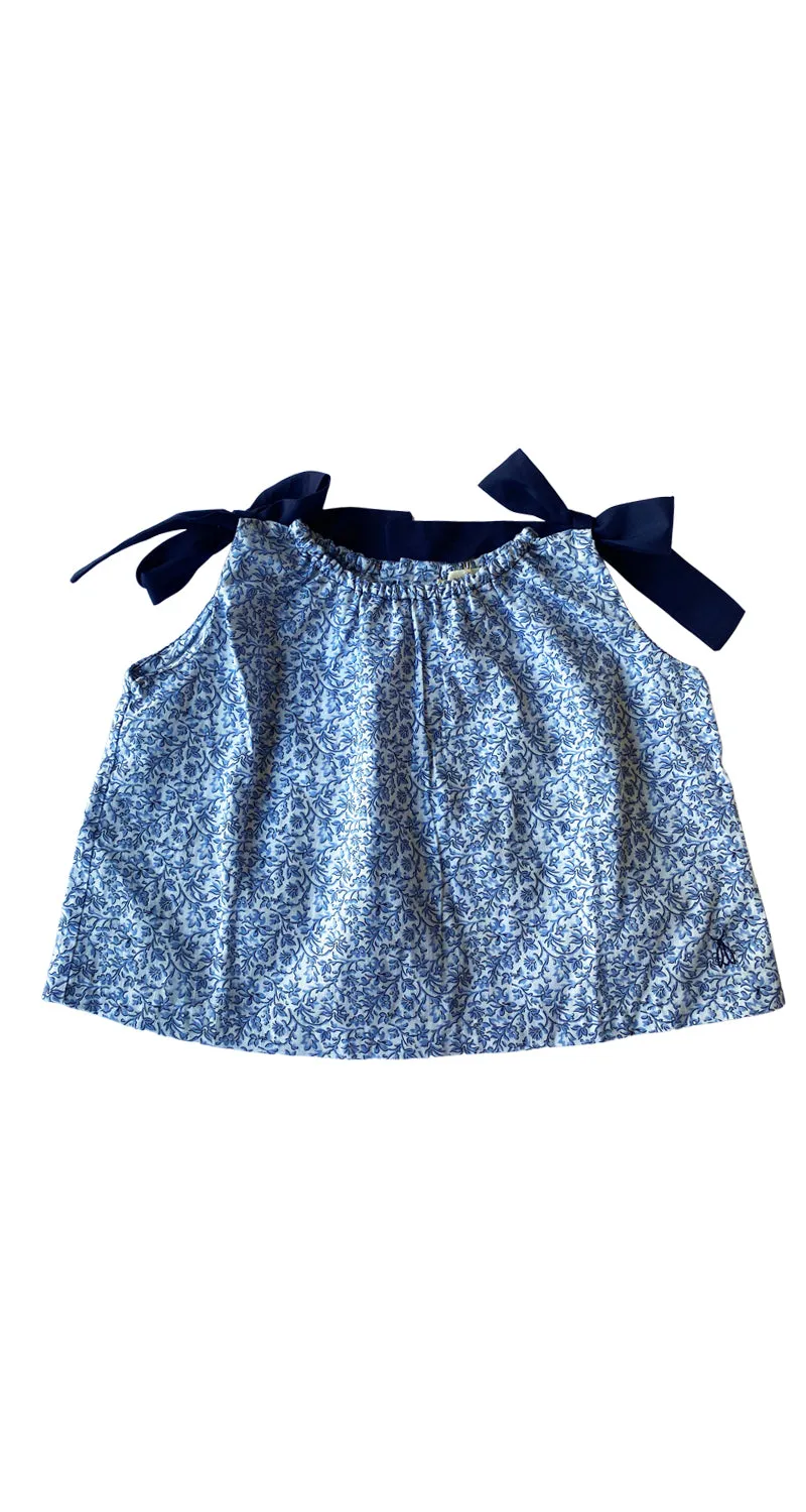 MARIA POMPON Jesusito Floreado Azul