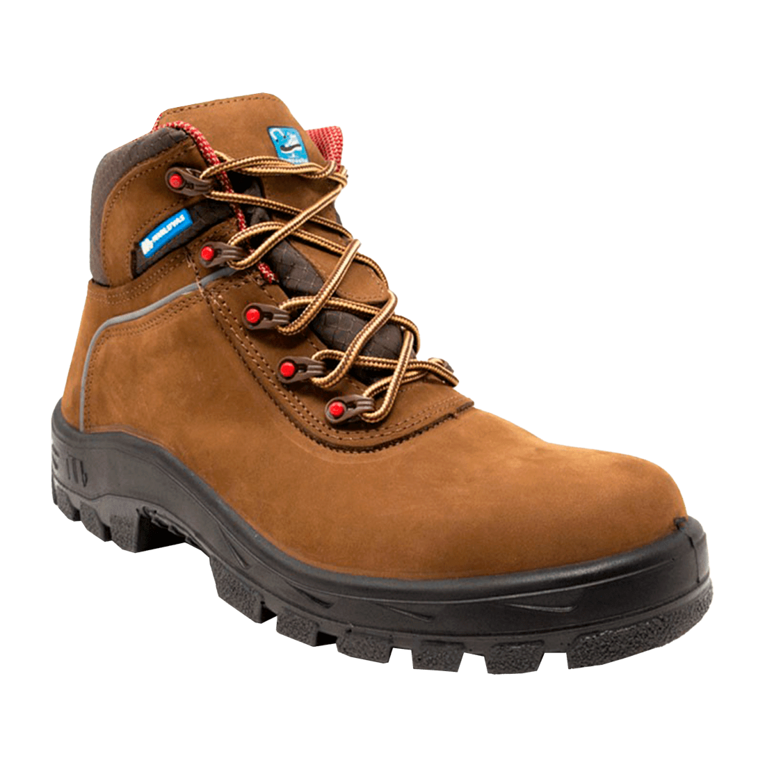 Marluvas pp-75bpr29-msmc-cpap-06.5 talla 38 zapato de cuero de vaca punta composite cafe