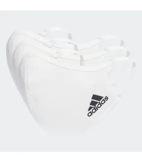 MASCARILLA ADIDAS BLANCA JUNIOR TALLA XS/S (PACK DE 3)