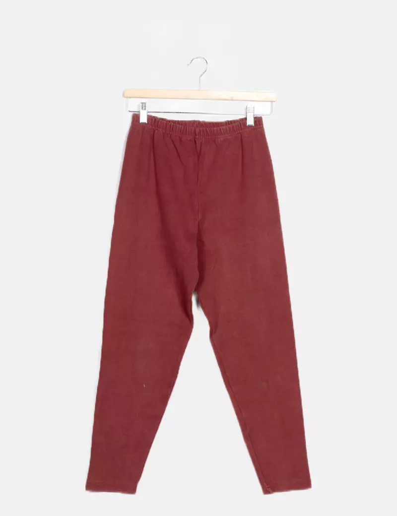 NoName Pantalón deportivo granate casual