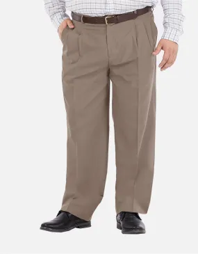 Pantalón regular fit beige