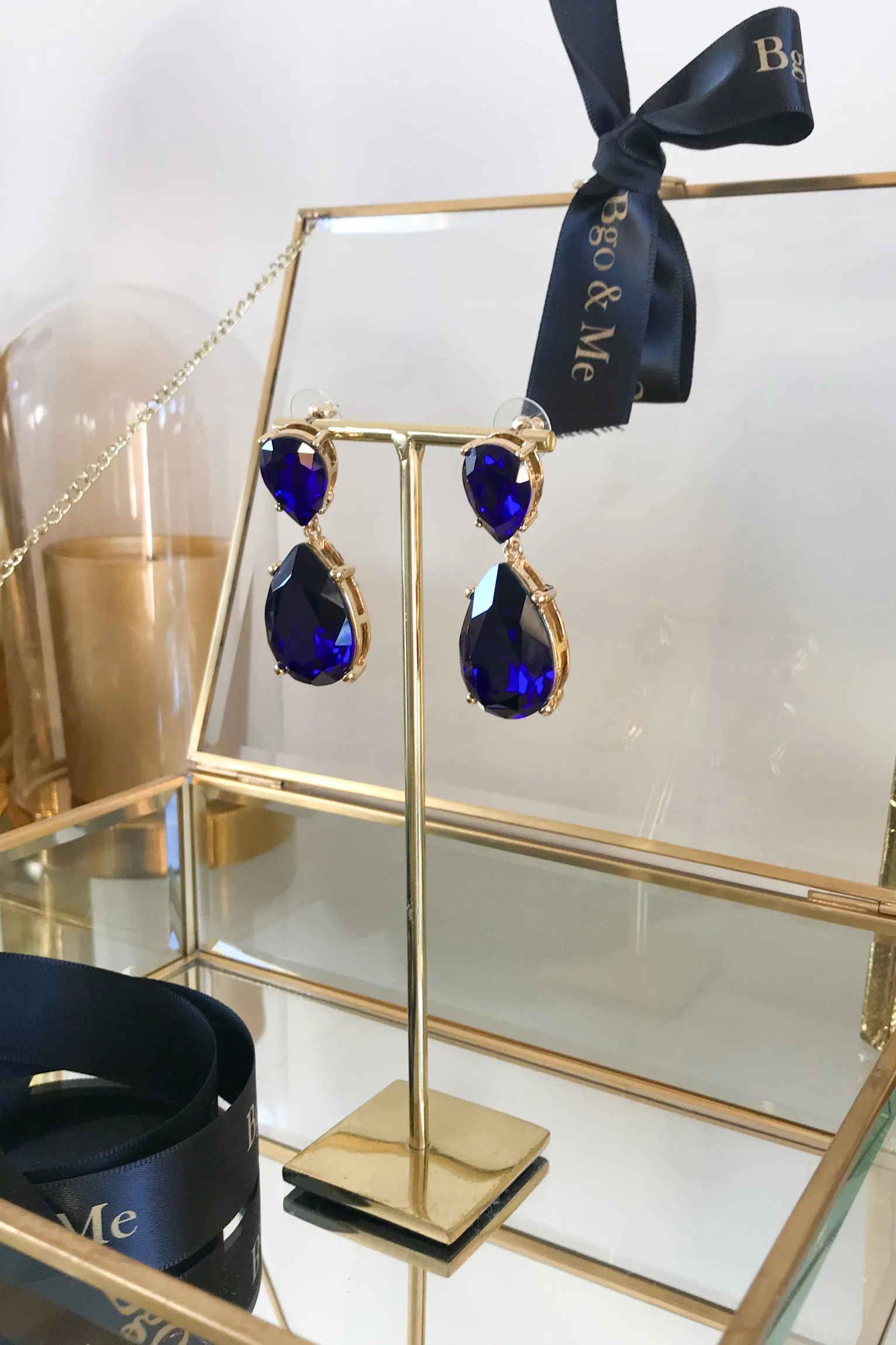 Pendientes Angelina Azul Sample Sale