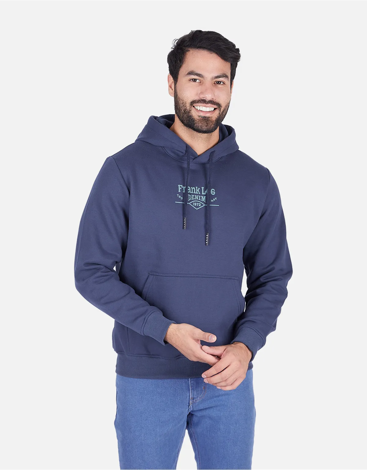 Polera regular fit azul