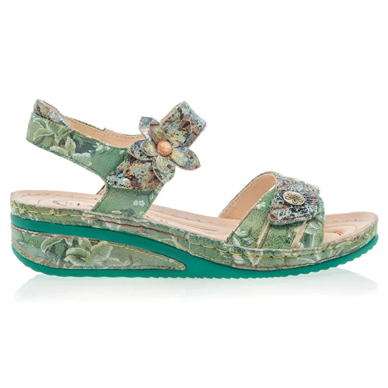 Sandalias / sandalias mujer verde