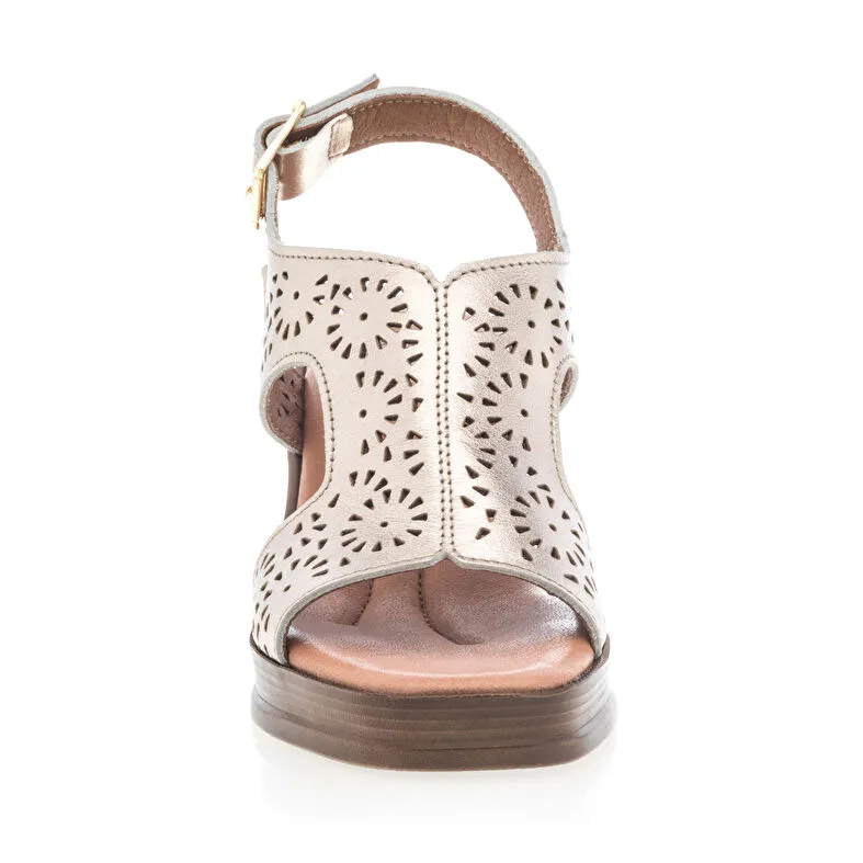 Sandalias/ descalzo mujer amarillo