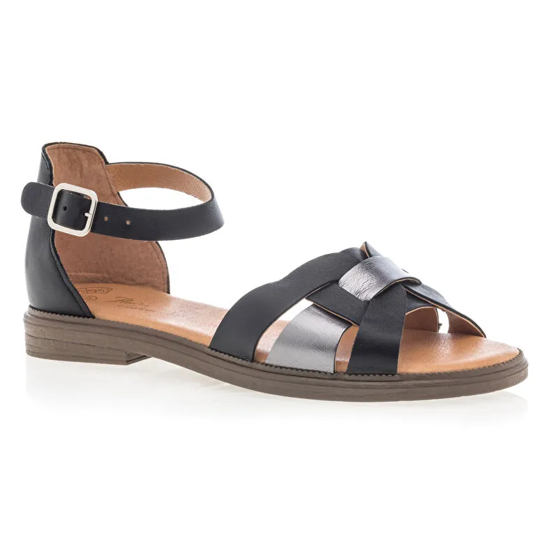 Sandalias/ descalzo mujer negro