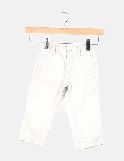 Sfera Pantalón denim beis