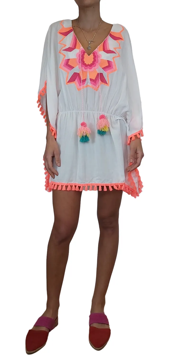 VINTAGE Vestido Swim Cover Up Blanco