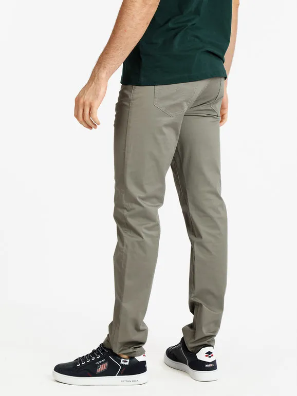 Wampum Pantalón de hombre de cinco bolsillos en algodón