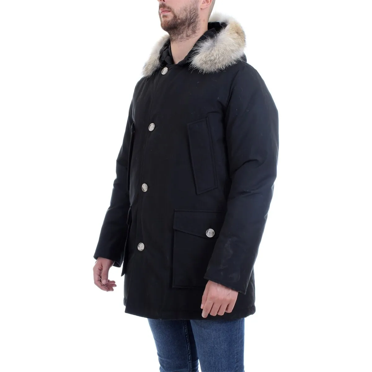 WOCPS1674 PARKA hombre negro