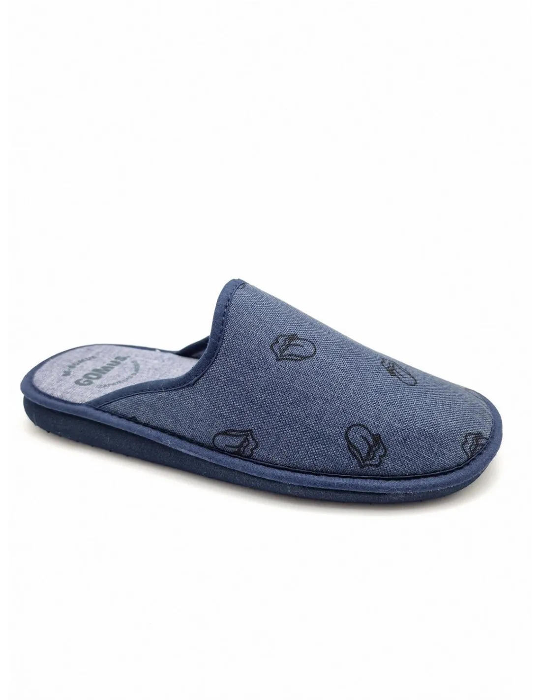 Zapatilla de hombre Muro en azul marino 692