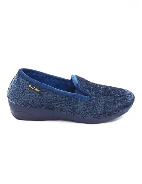 Zapatilla de mujer Cosdam en azul marino 8571