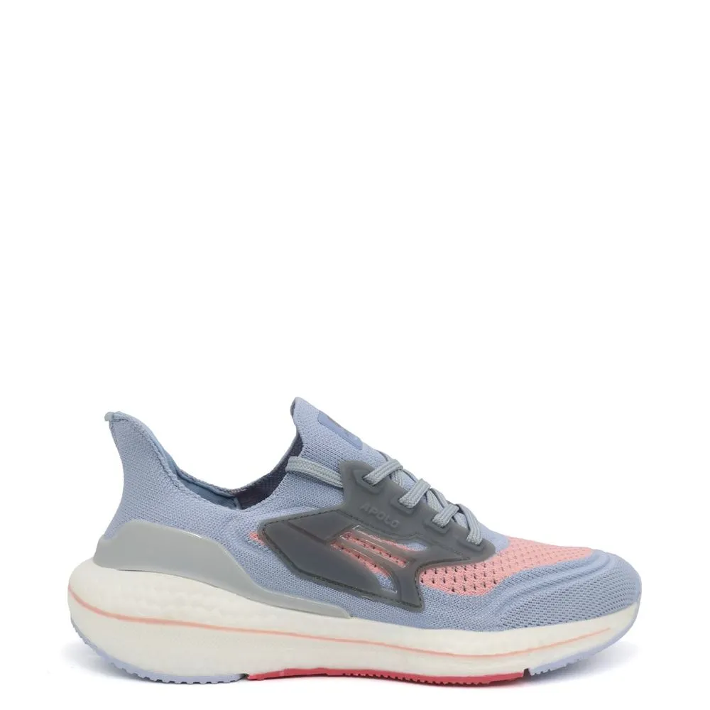 Zapatillas Mujer Running Apolo  AD21-73 Celeste Rosa